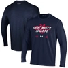 UNDER ARMOUR YOUTH UNDER ARMOUR  NAVY SAINT MARY'S GAELS 2023 ON COURT BENCH UNITY LONG SLEEVE T-SHIRT