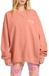 BILLABONG RIDE IN COTTON BLEND GRAPHIC SWEATSHIRT