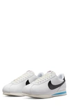 Nike Cortez Sneaker In White/ Black/ Blue/ Sail