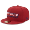 NEW ERA NEW ERA RED LEHIGH VALLEY IRONPIGS AUTHENTIC COLLECTION ALTERNATE LOGO 59FIFTY FITTED HAT