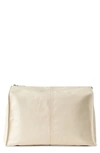 The Row Aspen Clutch Bag In Napa Leather In Perle