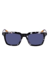 SHINOLA SHINOLA MONSTER 54MM RECTANGULAR SUNGLASSES