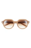 Ray Ban Gina 53mm Gradient Square Sunglasses In Brown Gradient