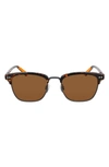 SHINOLA RUNWELL 52MM SQUARE SUNGLASSES