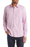 STONE ROSE GARMENT WASHED LONG SLEEVE BUTTON-UP SHIRT