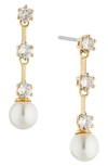 NADRI NADRI OLIVIA LINEAR DROP EARRINGS