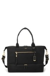 Tumi Voyageur Contine Weekend Bag In Black/ Gold