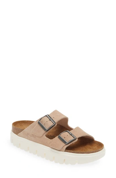 Birkenstock Papillio By  Arizona Chunky Slide Sandal In Warm Sand