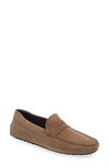 HUGO BOSS NOEL MOC TOE PENNY LOAFER