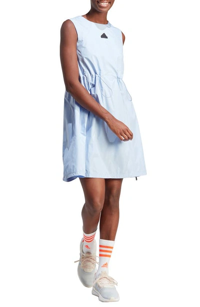 Adidas Originals Adidas Sportswear City Escape Dress In Blue