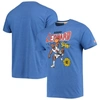 HOMAGE HOMAGE KAWHI LEONARD ROYAL LA CLIPPERS COMIC BOOK PLAYER TRI-BLEND T-SHIRT