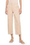 VINCE WASHED COTTON CROP PANTS