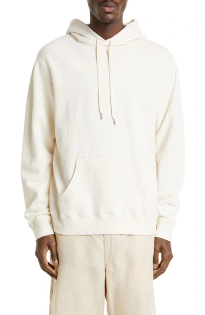 Sunspel Cotton French Terry Hoodie In Undyed