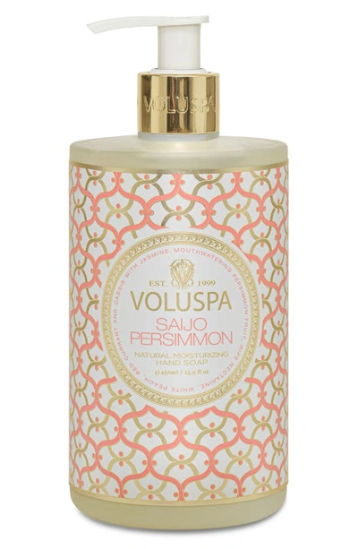 Voluspa Moisturizing Hand Soap, One Size oz In Saijo Persimmon