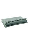 Coyuchi Topanga Organic Matelasse Blanket In Juniper