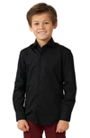 OPPOSUITS KIDS' BLACK KNIGHT DRESS SHIRT