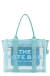 Marc Jacobs Traveler Mesh Tote In Light Blue