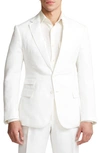 Ralph Lauren Men's Kent Hand-tailored Silk-linen Jacket In Lux Cream