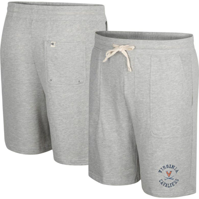 Colosseum Heather Gray Virginia Cavaliers Love To Hear This Terry Shorts