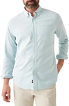 FAHERTY SOLID STRETCH COTTON BLEND OXFORD BUTTON-DOWN SHIRT