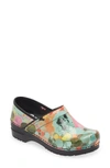 Sanita Restin Clog In Blue Multi