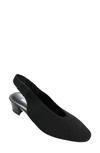 Vaneli Abira Stretch Knit Slingback Pump In Black