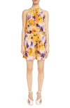 DRIES VAN NOTEN PANKO FLORAL HALTER NECK ROMPER