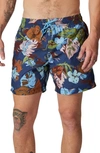 Rodd & Gunn Dartmoor Bay Swim Trunks In Azure