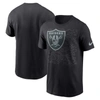 NIKE NIKE BLACK LAS VEGAS RAIDERS RFLCTV T-SHIRT