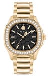 Philipp Plein Women's Heaven Gold Ion Plated Stainless Steel Bracelet Watch 38mm In Ip Yellow Gold
