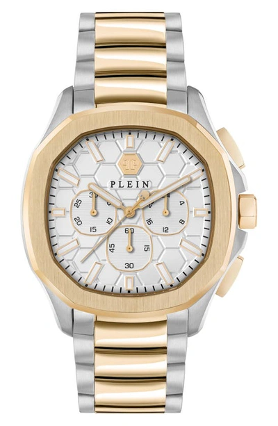 Philipp Plein Spectre Chronograph Bracelet Watch, 44mm In Stainless Steel