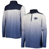 COLOSSEUM YOUTH COLOSSEUM WHITE/NAVY PENN STATE NITTANY LIONS MAX QUARTER-ZIP JACKET