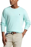 Polo Ralph Lauren Classic Fit Terry Crewneck Sweatshirt In Island Aqua