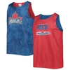 FOCO FOCO BLUE/RED TORONTO ROCK REVERSIBLE MESH TANK TOP