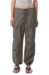 Agolde Ginerva Relaxed Cargo Pants In Green