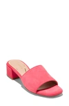 COLE HAAN CALLI SINGLE BAND BLOCK HEEL SLIDE SANDAL