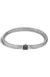 John Hardy Classic Chain 6.5mm Bracelet In Blue Sapphire
