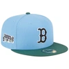 New Era Men's  Sky Blue, Cilantro Boston Red Sox 2007 World Series 59fifty Fitted Hat In Light Blue