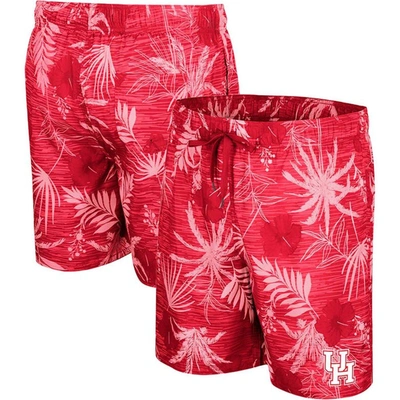 Colosseum Red Houston Cougars What Else Is New Swim Shorts