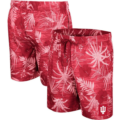 Colosseum Crimson Indiana Hoosiers What Else Is New Swim Shorts