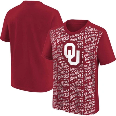 OUTERSTUFF YOUTH CRIMSON OKLAHOMA SOONERS EXEMPLARY T-SHIRT