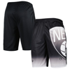 Fanatics Branded Black Brooklyn Nets Graphic Shorts In Black