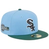 New Era Men's  Sky Blue, Cilantro Chicago White Sox 2005 World Series 59fifty Fitted Hat In Light Blue