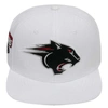 PRO STANDARD PRO STANDARD WHITE CLARK ATLANTA UNIVERSITY PANTHERS MASCOT EVERGREEN WOOL SNAPBACK HAT