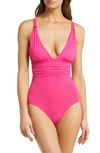 Melissa Odabash Panarea One-piece Swimsuit In Fuchsia
