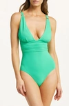 Melissa Odabash Panarea One-piece Swimsuit In Green
