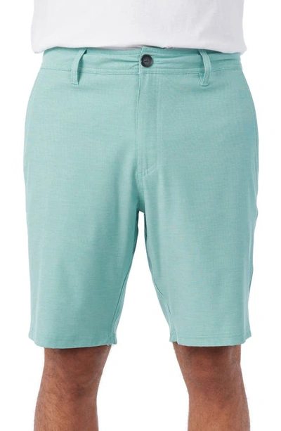 O'neill Reserve Water Repellent Shorts In Aqua Wash