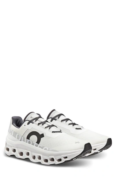 On Cloudmster Running Shoe In White