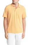 Cutter & Buck Virtue Eco Pique Stripe Recycled Mens Polo Shirt In Yellow