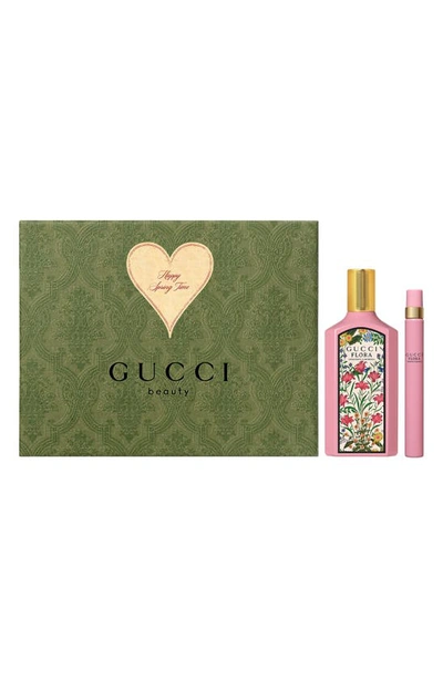 Gucci Flora Gorgeous Gardenia Eau De Parfum Gift Set (limited Edition) $193 Value
